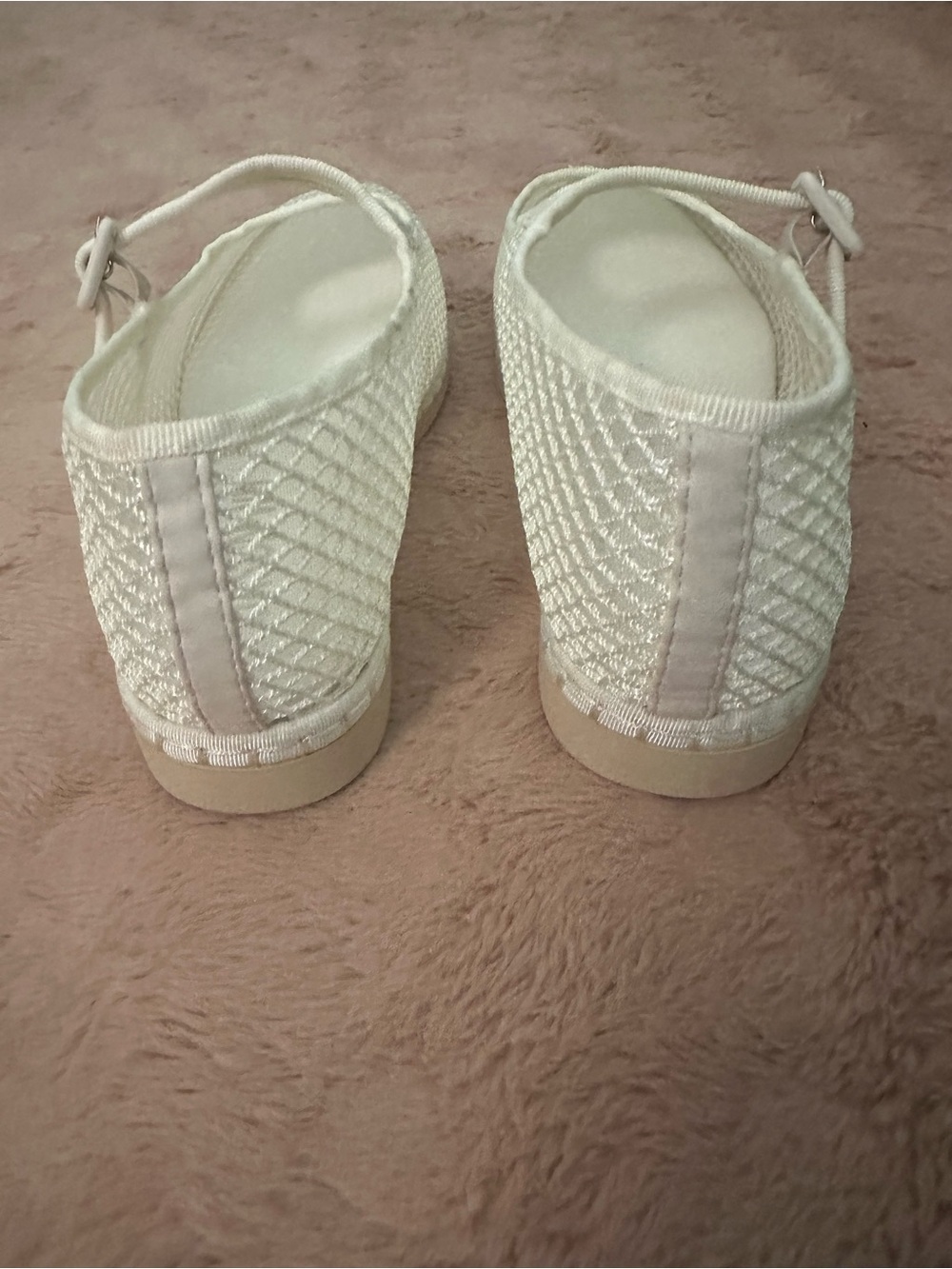 NWOB Jason Wu White Mesh Mary Jane Flats size 9.5 - Picture 8 of 8